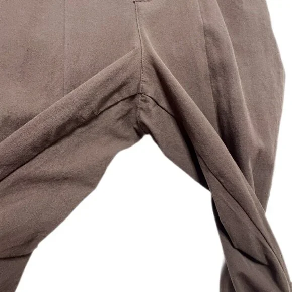 🔥 FLASH SALEOld Navy Brown Pixie Skinny Pants Size10 High Rise Split Hem Office - Picture 6 of 7